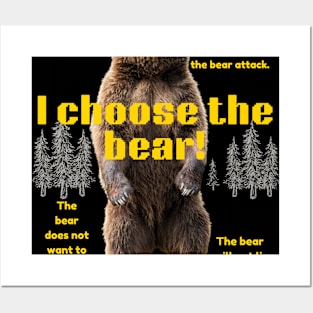 Choose the Bear! Posters and Art